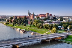 Wawel Castle and Vistula River